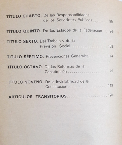 Constitución Política De Los Estados Unidos Mexicanos