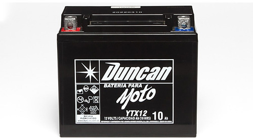 Batería Duncan Moto Ytx12
