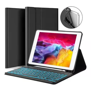 Funda Con Teclado Para iPad 9.7 2017 2018 5ª 6ª Geração Ñ