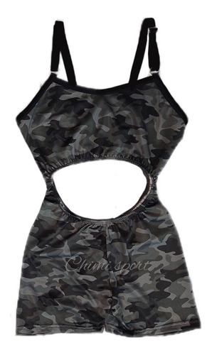 Catsuit Camuflado Enterito 