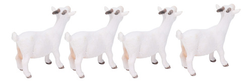 Juego De Figuras De Cabras, 4 Piezas, Figuras De Cabras, Ani