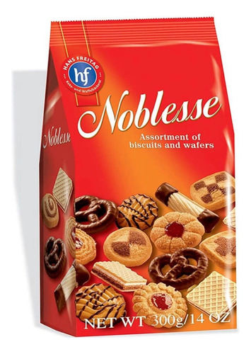 Biscoito Wafer E Doces Sortidos Noblesse 300g