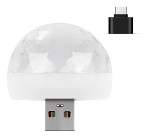 Imagen 5 de 8 de Pack X 6 Magic Usb Media Bola Rgb Anticipe Regalo De Navidad