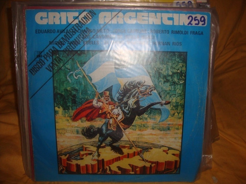 Vinilo Grito Argentino Avila Cafrune Huasi Martinez F2