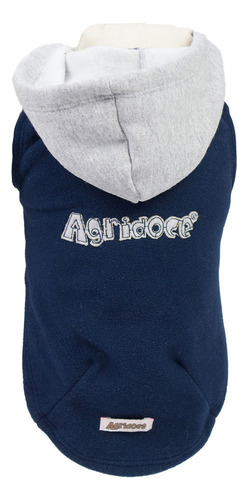 Agasalho De Inverno Com Touca Marinho Tamanho Pp Roupa De Frio Para Cachorro