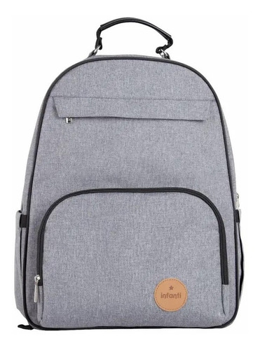 Mochila Pañalera Infanti Oak, Gris