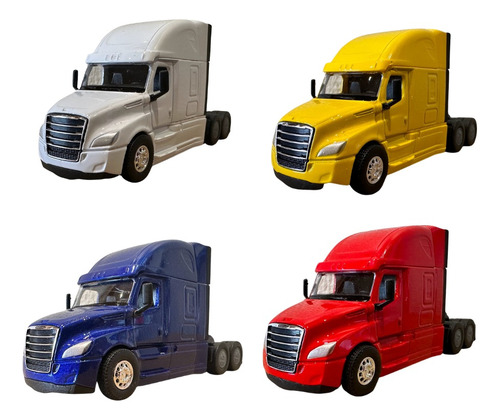 Pack 4 Freightliner Cascadia Escala 1/64 4 Colores Camion