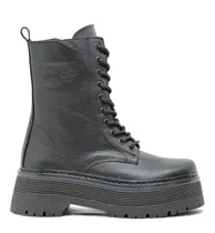 Comprar Botas Borcegos Mujer Cuero Legítimo Botitas Cordones Cierre