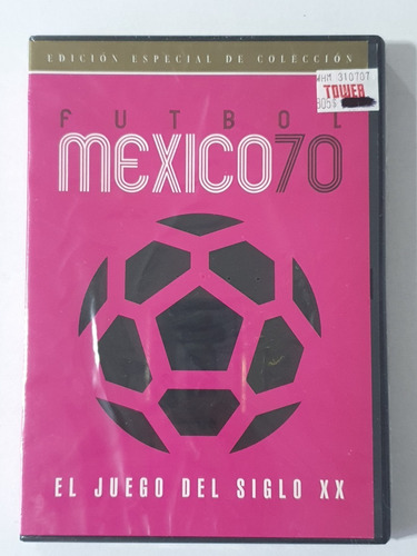 Dvd Futbol México 70 El Juego Del Siglo Alemania Vs Italia