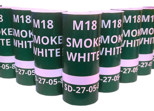 Granada de humo M18 Smoke Airsoft Paintball - 10 unidades