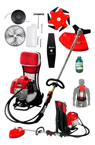 Roçadeira Costal Toyama Gasolina Profissional Kit + Completo