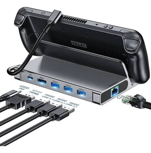 comprar Docking Station For Steam Deck, 6in1 Steam Deck Dock St...