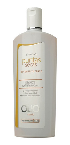 Olio Shampoo  - Puntas Secas Reconstituyente 420ml