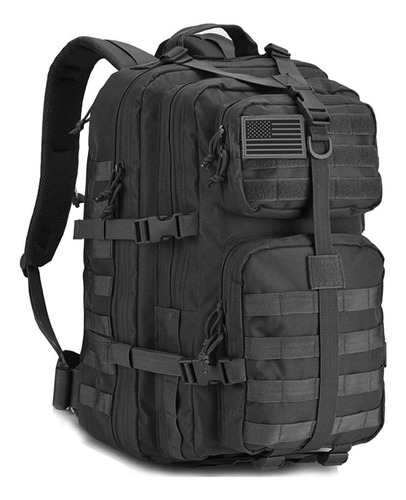 Mochila Tactica Militar 13 X20 X11  - 40 Litros Negro