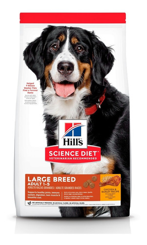 Hill's Alimento Perro Adulto Large Breed, Seco 16 Kg