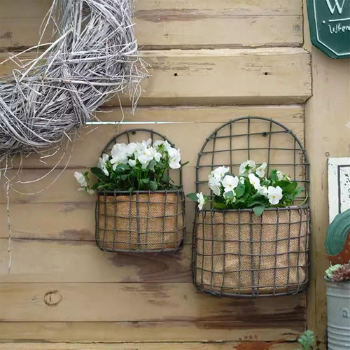 Cesta Colgante De Pared, Maceteros De Pared Para S
