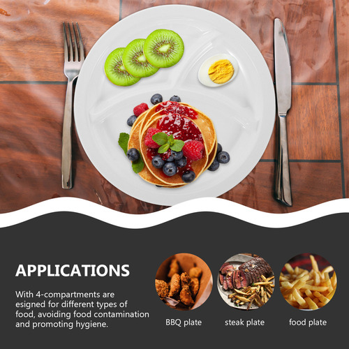 Platos De Plástico Para Niños Platos Divididos Para Niños