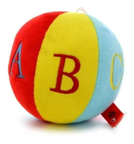 Imagen 1 de 4 de Pelota Sonajero De Peluche 18cm Phi Phi Toys 2303