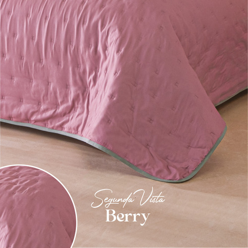Colchas Concord Edredón Ligero Berry Doble Vista King Size