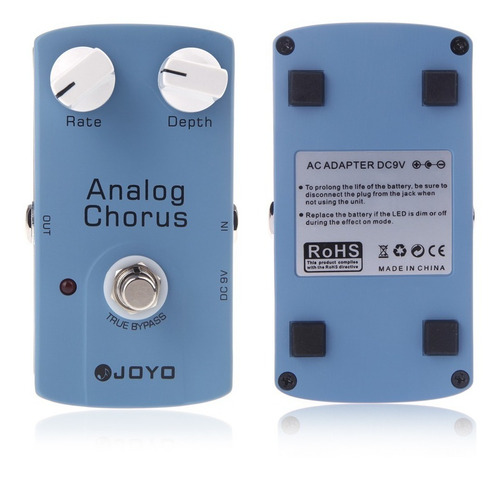 Joyo Jf -37 Analógico Chorus Pedal De Efecto Guitarra Eléctr