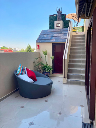 Imagen 4 de 14 de Lujoso Penthouse Con Terraza En Venta Benito Juárez