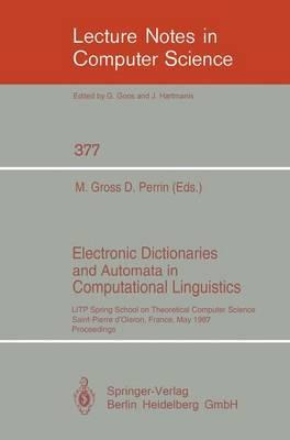 Libro Electronic Dictionaries And Automata In Computation...