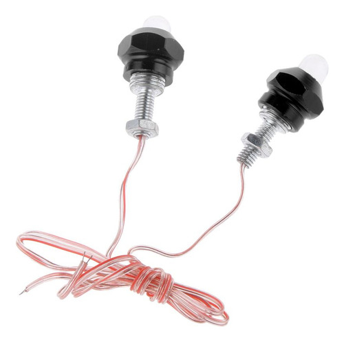 2x De Perno De Licencia De Matrícula De 6 Mm Para