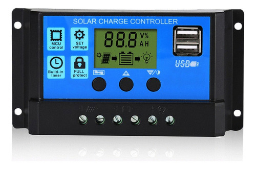 Solar Charge Controller 60a Pwm Controllers 12v 24v Aut