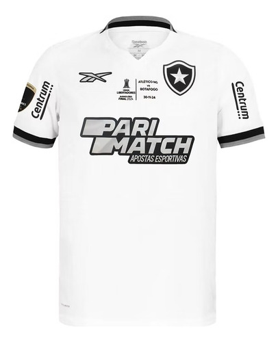 Camiseta Botafogo Suplente #18 + Parches Libertadores Reebok