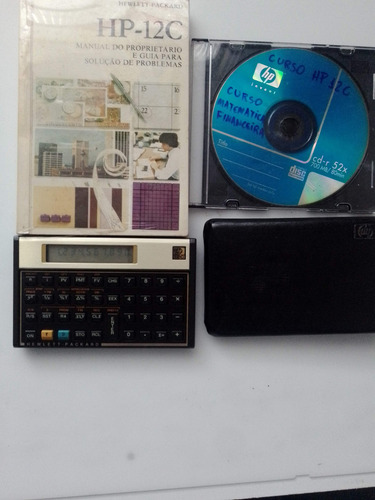 Calculadora Hp 12c Original Funcionando Com Manual Original Preto (Recondicionado)