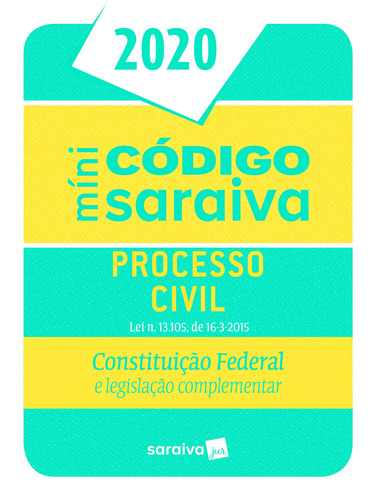 Minicódigo de Processo Civil e Constituição Federal, de a Saraiva. Editora Saraiva Educação S. A., capa mole em português, 2020