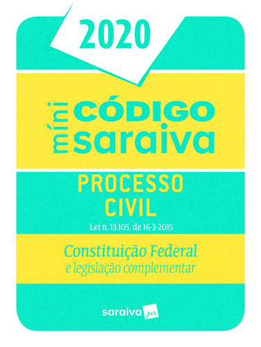 Minicódigo de Processo Civil e Constituição Federal, de Editora Saraiva. Editorial Saraiva Educação S. A., capa mole em português, 2020