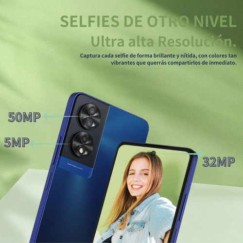 Smartphones Tcl 40 Nxtpaper Dual Sim 256 Gb Blanco 16 Gb Ram Reconocimiento Facial Cámara Elegante Batería De 5010 Mah Opalescent