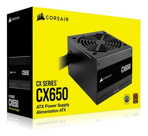 Fuente Corsair Cx650 650w Cert. 80 Plus Bronze Black