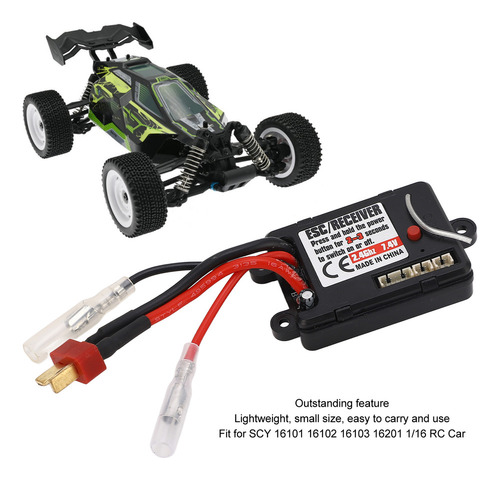 30a Rc Brushed Esc 2,4 Ghz 4hc Proteção Múltipla Impermeável