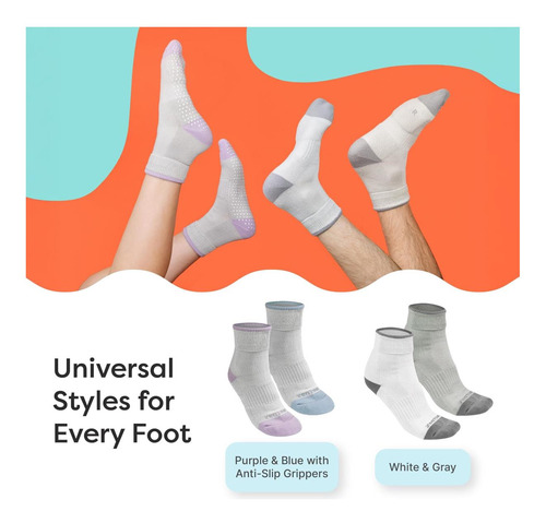 Zentoes Calcetines Diabéticos Para Mujeres Y Hombres | 2 Con