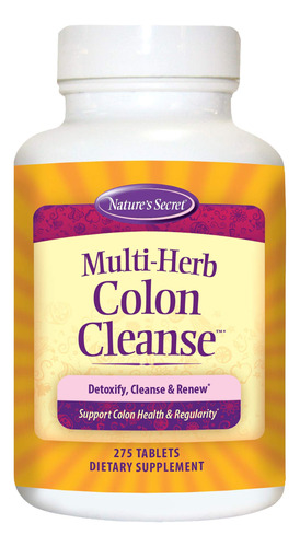 Nature's Secret Multi-herb Colon Cleanse, 275 Tabletas