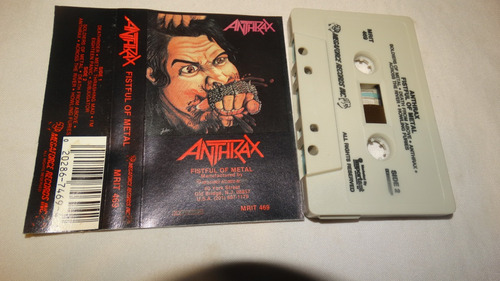 Anthrax - Fistful Of Metal (megaforce Records Mrit 469) (tap