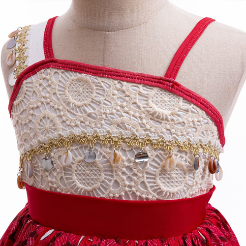 Niña Moana 2 Disfraz De Cosplay Vestido De Fiesta De Carnaval De Pascua Niños Estilo De Vacaciones De Verano Ropa De Cumpleaños Vestido De Princesa
