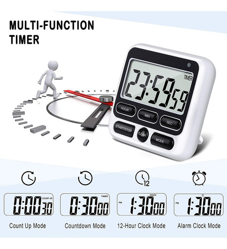 Timer Clock Timer Despertador Lcd Digital Kitchen