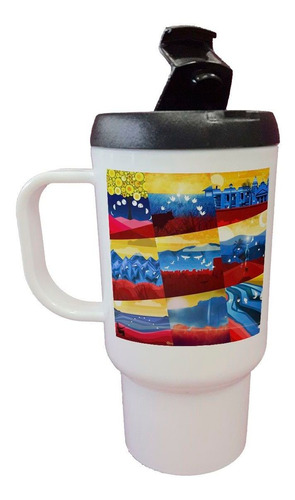 Jarro Termico Venezuela Bandera Cultura Art