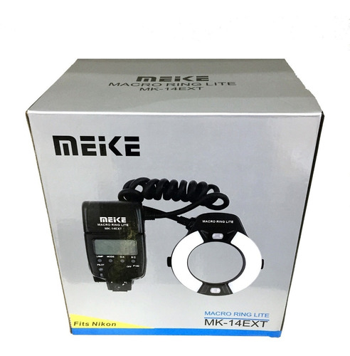 Flash Circular Meike Mk-14ext Nikon Macro Ttl Pro Entrega Sp