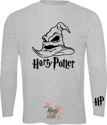 Polera Manga Larga, Sombrero Seleccionador, Harry Potter 