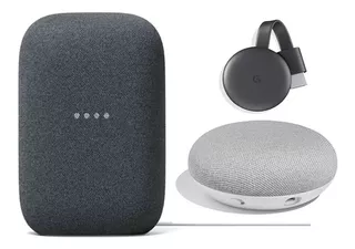 Kit Google Incluye Nest Audio Google Mini, Google Chromecast