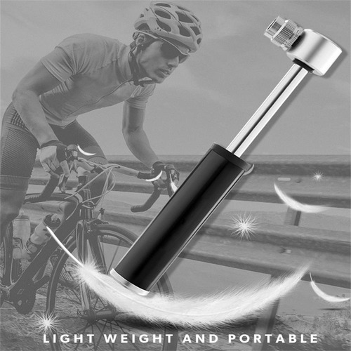 Minibomba Para Bicicleta, Bomba De Bicicleta Portátil Con Ro
