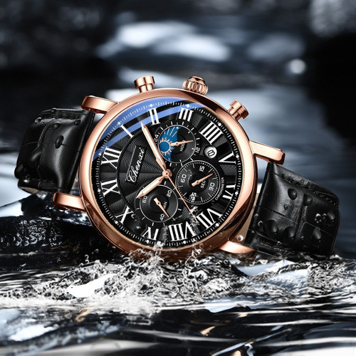 Reloj Cronógrafo Chenxi Cx-973 Moon Phase