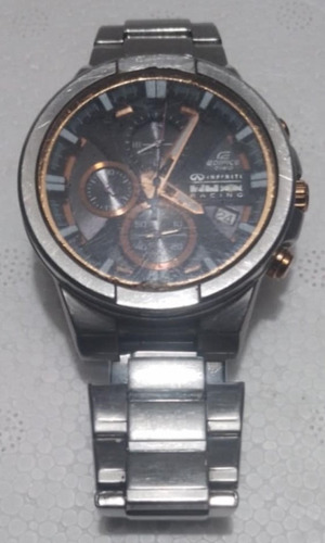 Reloj Casio Efr-544rb Red Bull Racing Infinity Plateado Dorado Oscuro Negro (Usado)