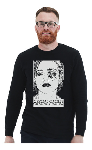 Polera Ml Crystal Castles Woman Pop Abominatron