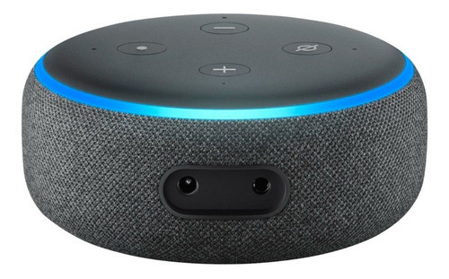 Alto-falante Amazon Echo Dot de 3ª geração, cor preta e carbono