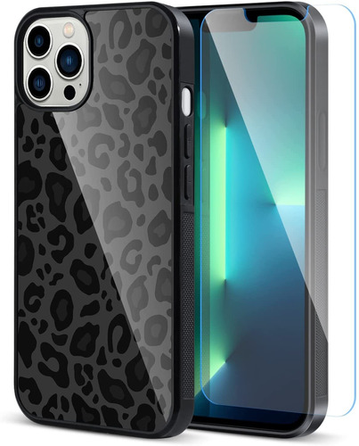 Funda Para iPhone 13 Pro Protector De Pantalla Animal Print